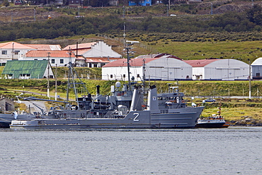 Views of the town of Ushuaia, Argentina