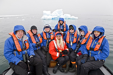 Guests from the Lindblad Expedition ship National Geographic Explorer, Antarctica