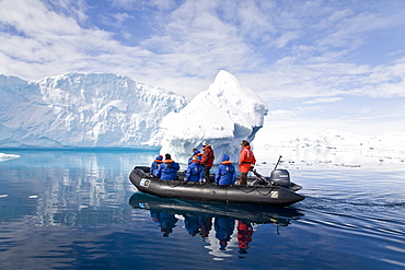 Guests from the Lindblad Expedition ship National Geographic Explorer, Antarctica