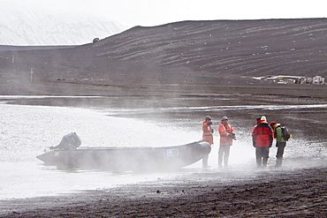 Natural history staff from the Lindblad Expedition ship National Geographic Explorer doing various things in and around the Antarctic Peninsula