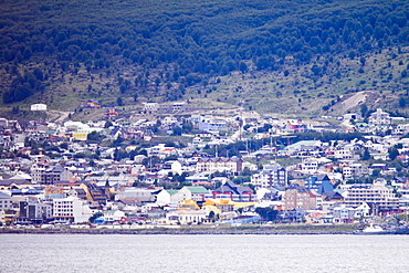 Views of the town of Ushuaia, Argentina