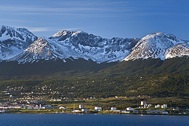 Views of the town of Ushuaia, Argentina