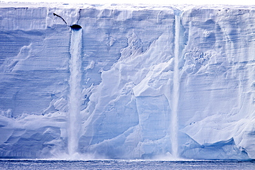 Views of Austfonna, an ice cap located on Nordaustlandet in the Svalbard archipelago in Norway