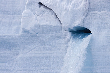 Views of Austfonna, an ice cap located on Nordaustlandet in the Svalbard archipelago, Norway