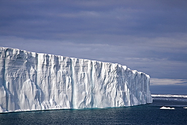 Views of Austfonna, an ice cap located on Nordaustlandet in the Svalbard archipelago, Norway