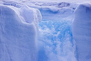 Views of Austfonna, an ice cap located on Nordaustlandet in the Svalbard archipelago, Norway