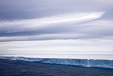 Views of Austfonna, an ice cap located on Nordaustlandet in the Svalbard archipelago, Norway