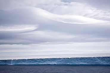 Views of Austfonna, an ice cap located on Nordaustlandet in the Svalbard archipelago, Norway