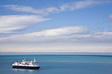 The Lindblad Expedition ship National Geographic Explorer, Svalbard Archipelago, Antarctica