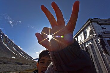 Guests from the Lindblad Expedition ship National Geographic Explorer doing various things in and around the Svalbard Archipelago