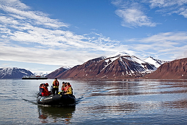 Natural history staff from the Lindblad Expedition ship National Geographic Explorer doing various things in and around the Svalbard Archipelago