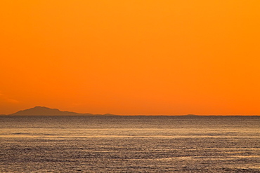 Sunrise/sunset in the Gulf of California (Sea of Cortez), Mexico.