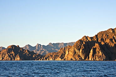 Sunrise on  Isla Danzante in the Gulf of California (Sea of Cortez), Baja California Sur, Mexico. 