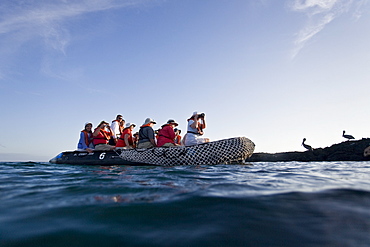 Lindblad Expeditions Guests doing fun and exciting things in the Galapagos Island Archipeligo, Ecuador. No model releases.