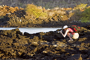 Lindblad Expeditions Guests doing fun and exciting things in the Galapagos Island Archipeligo, Ecuador. No model releases.