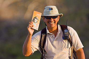 Staff from the Lindblad Expedition ship National Geographic Endeavour doing various things in and around the Galapagos Islands, Ecuador. No property or model releases are available for this image.