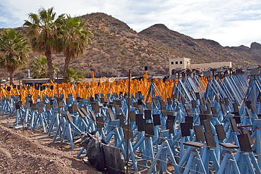 New marina construction (2009) at Puerto Escondido, Baja California Sur, Mexico.