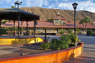 Scenes from around the French influenced port town of Santa Rosalia, Baja California Sur, on the Baja Peninsula, Mexico.