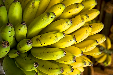 Views from an open air fruit market in Funchal, Madeira, Portugal