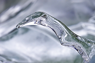 Glacial iceberg detail from ice calved off the Sawyer Glacier in Tracy Arm, Southeast Alaska, USA. 