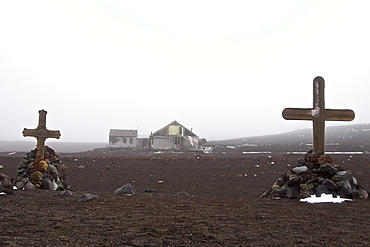 Views of Deception Island, an island in the South Shetland Islands off the Antarctic Peninsula