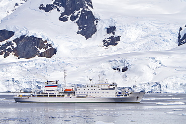 Russian expedition ship Akademik Sergey Vavilov operating from Ushuaia, Argentina to the Antarctic Peninsula in Antarctica, Southern Ocean