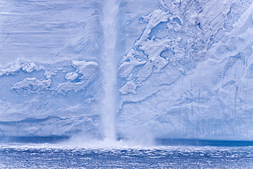 Views of Austfonna, an ice cap located on Nordaustlandet in the Svalbard archipelago in Norway