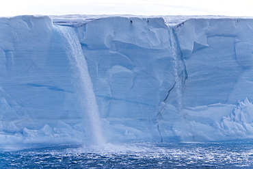 Views of Austfonna, an ice cap located on Nordaustlandet in the Svalbard archipelago in Norway