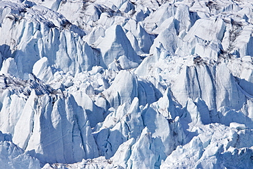 Approaching Monaco Glacier, in Liefdefjord near the northwest corner of Spitsbergen in the Svalbard Archipelago of Norway. 