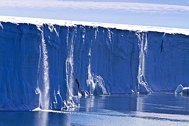 Views of Austfonna, an ice cap located on Nordaustlandet in the Svalbard archipelago in Norway