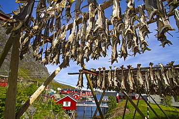 The small fishing town of A in the Lofoton Island Group, Norway