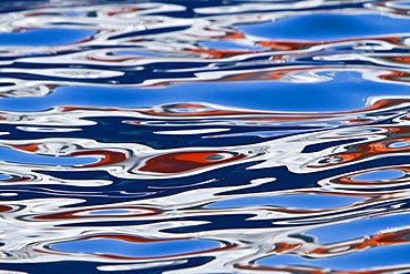 Reflections in the calm waters near the Lindblad Expedition ship National Geographic Explorer in the waters of Norway