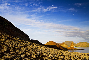 A view of the island of Bartolome in the Galapagos Islands, Ecuador