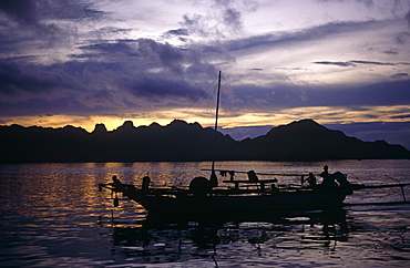 Squid fishing boat.   