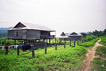  Traditional Stilted Building.  Vietnam .