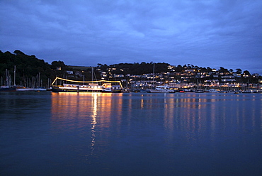 Resanova. Floating Restaurant, River Dart, Dartmouth, Devon.