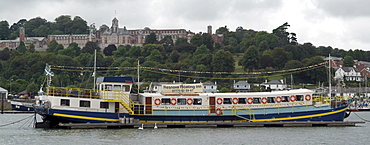 Resanova. Floating Restaurant, River Dart, Dartmouth, Devon.