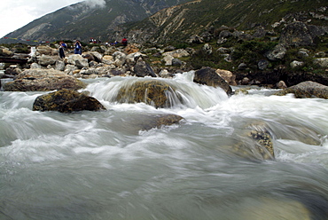 River. Tibet.