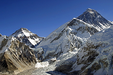 Mount Everest. from  Kala Pattar, Kumbu Glacier,  Nepal