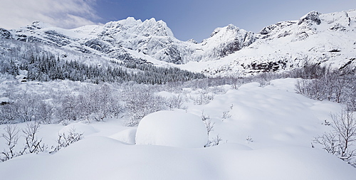 Stjerntinden, Flakstadoya, Lofoten, Nordland, Norway