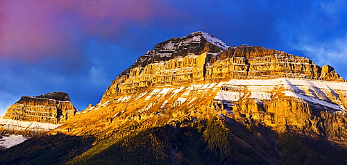 Pilot Mountain at sunrise, Banff National Park, Alberta