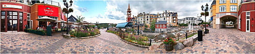 360 view panorama, Mont-Tremblant, Quebec