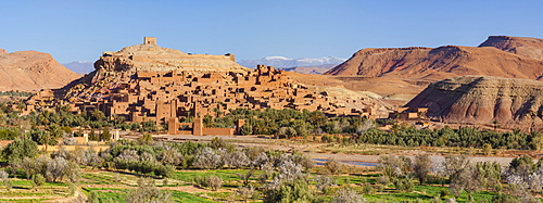 Ait Benhaddou, UNESCO World Heritage Site, Atlas Mountains, Morocco, North Africa, Africa