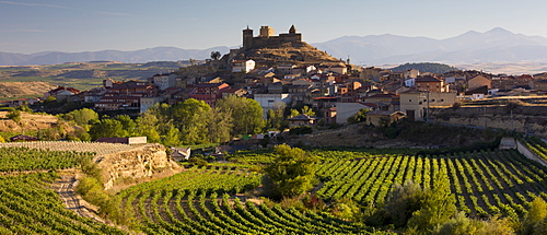 The hill town of Navaridas in La Rioja province of Northern Spain