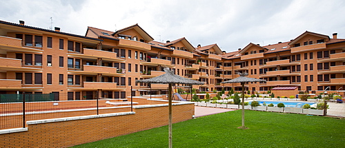 New housing development at Jaca in Northern Spain