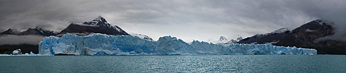 Panoramic view of Perito Moreno Glacier in Los Glaciares National Park, UNESCO World Heritage Site, Santa Cruz Province, Patagonia, Argentina, South America