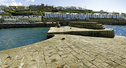 The holiday resort town of Porthleven, Cornwall, England, United Kingdom, Europe