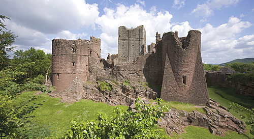 Goodrich Castle, Wye Valley, Herefordshire, England, United Kingdom, Europe