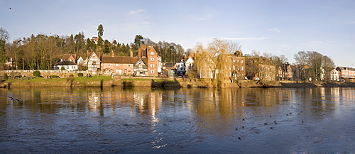 Georgian market town of Bewdley alongside the River Severn, Worcestershire, England, United Kingdom, Europe