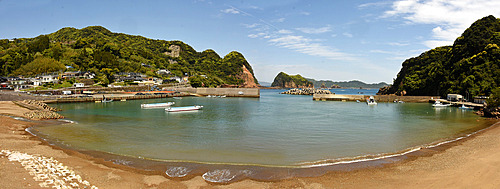 Nango Bay, S E Kyushu, Japan.